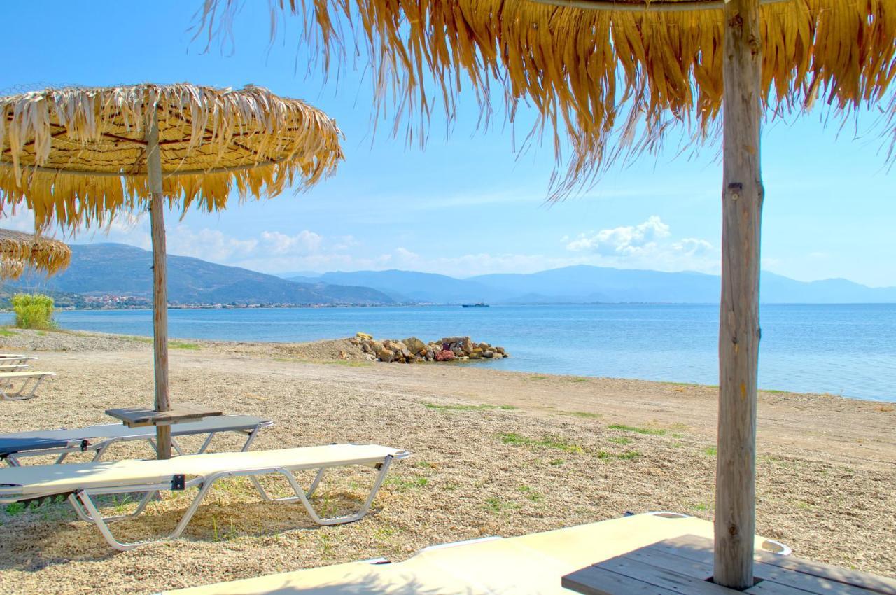 Epipleon Luxury Suites -106- Δωμάτιο 40Τμ Με Βεράντα 45Τμ Μπροστά Στην Θάλασσα Nafpaktos Екстериор снимка